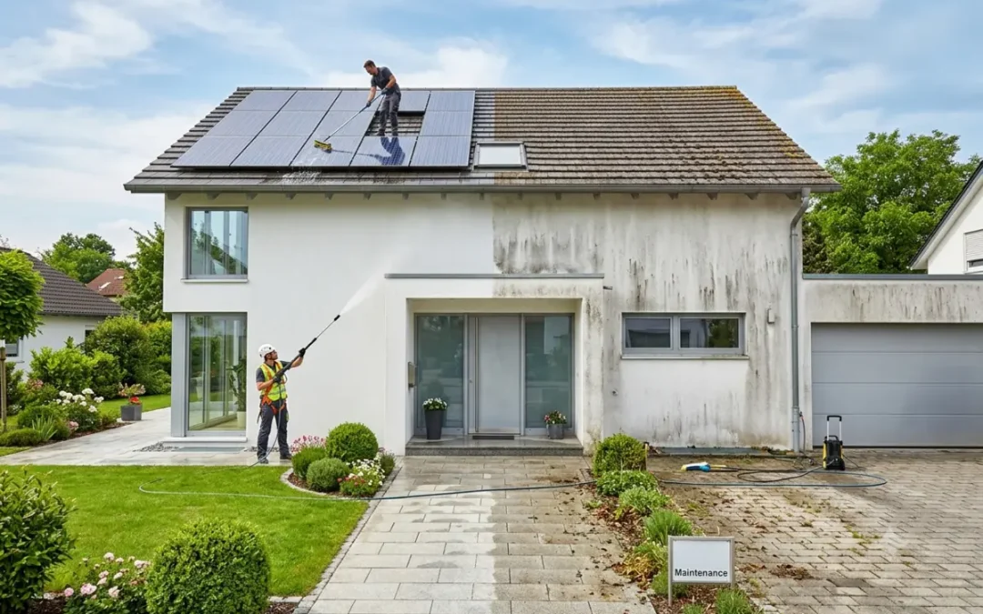 Čišćenje fasada i solarnih panela za uredan objekt